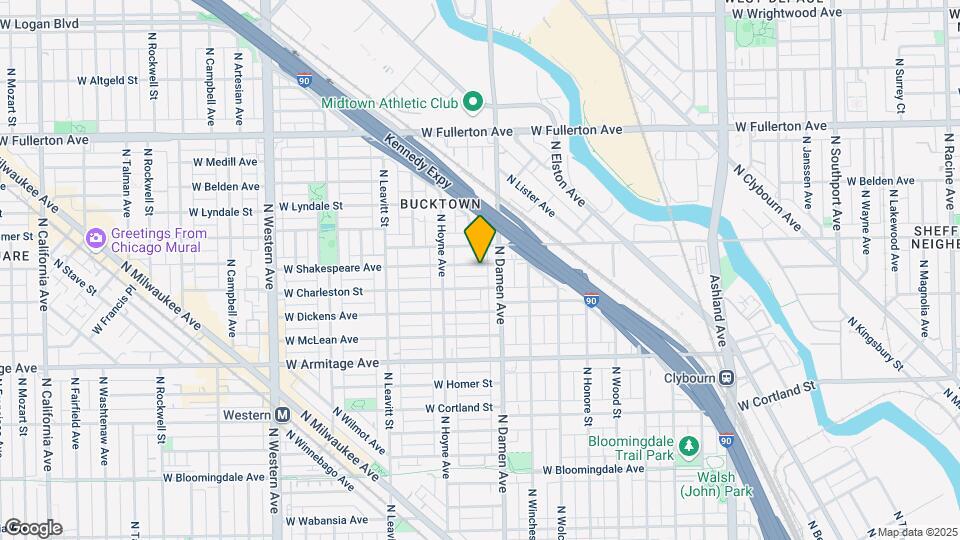 2021 W Shakespeare Ave Map and Location Details