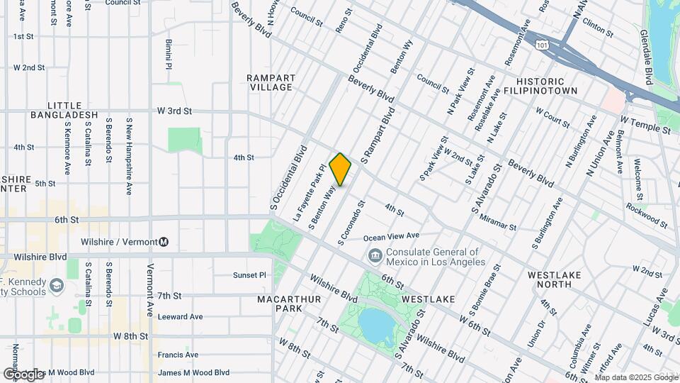 Casa Rampart Apartments Mapa y Detalles de la Ubicación
