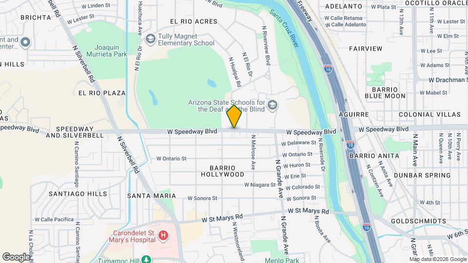 1329 W Speedway Blvd, Unit # 1 Mapa y Detalles de la Ubicación