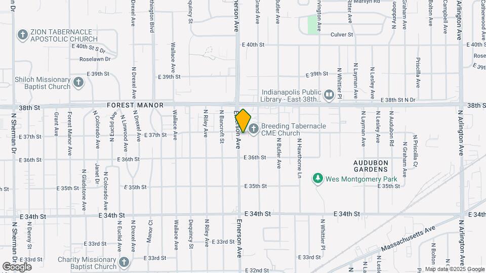 3639 N Emerson Ave Map and Location Details