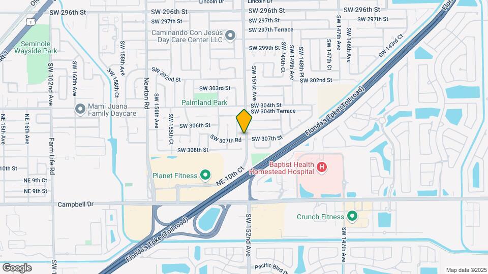 15201 SW 307th Rd Map and Location Details