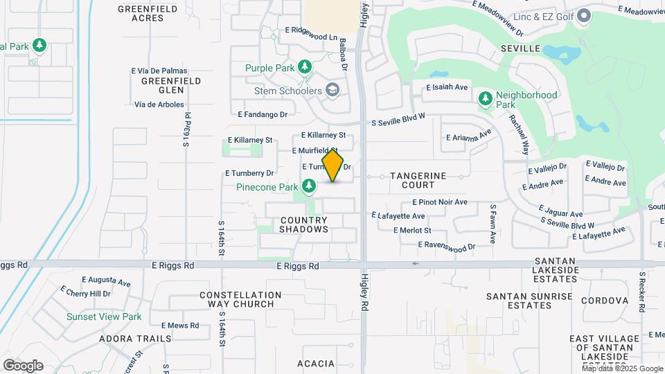 3105 E Vallejo Dr Map and Location Details