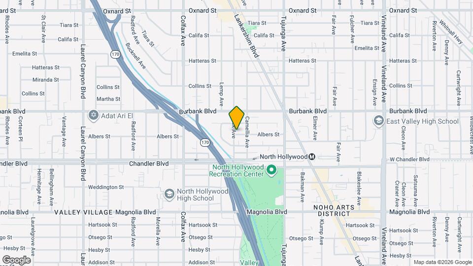 11527 Albers St Map and Location Details