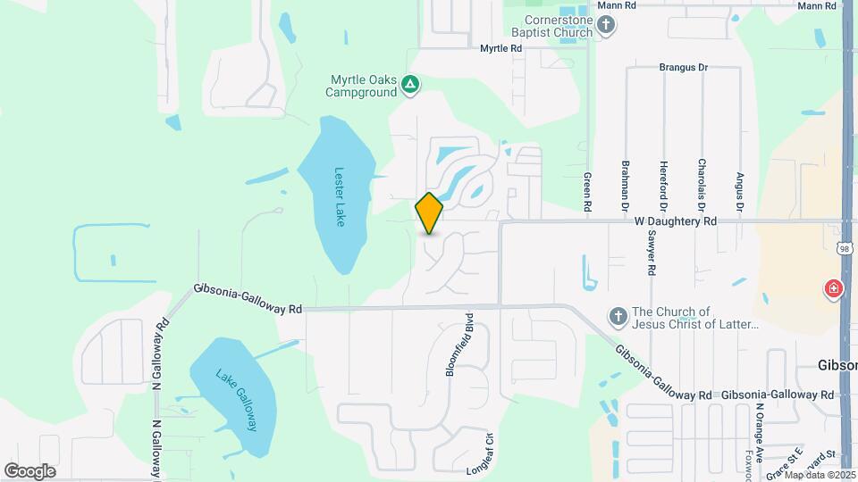 5845 Danterbury Ct Map and Location Details