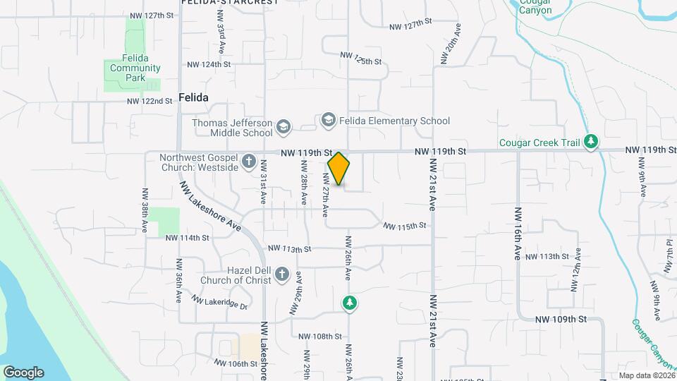 11702 NW 26th Ave Map and Location Details