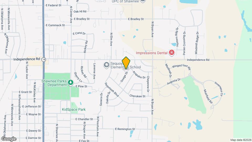 18 Apache Mapa y Detalles de la Ubicación