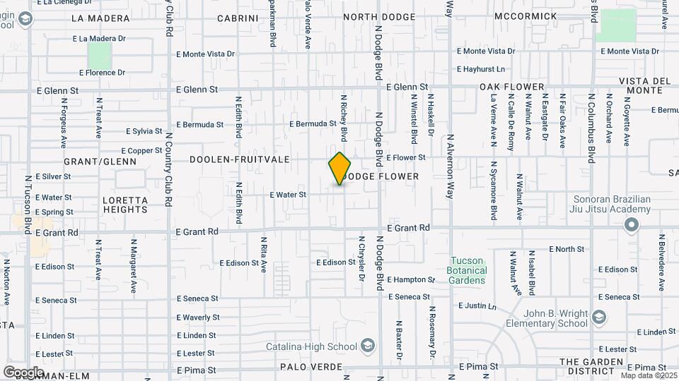 2501 N Richey Blvd Mapa y Detalles de la Ubicación