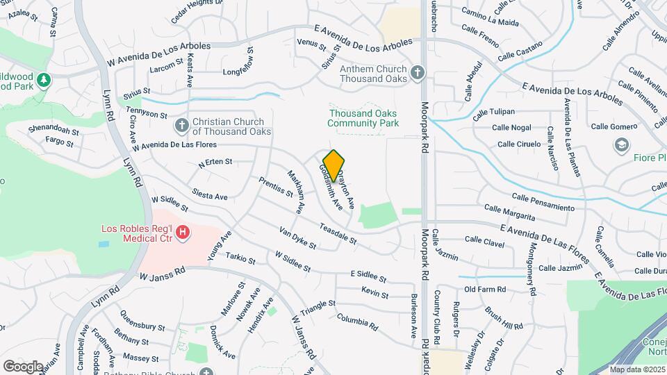 2306 Goldsmith Ave Map and Location Details