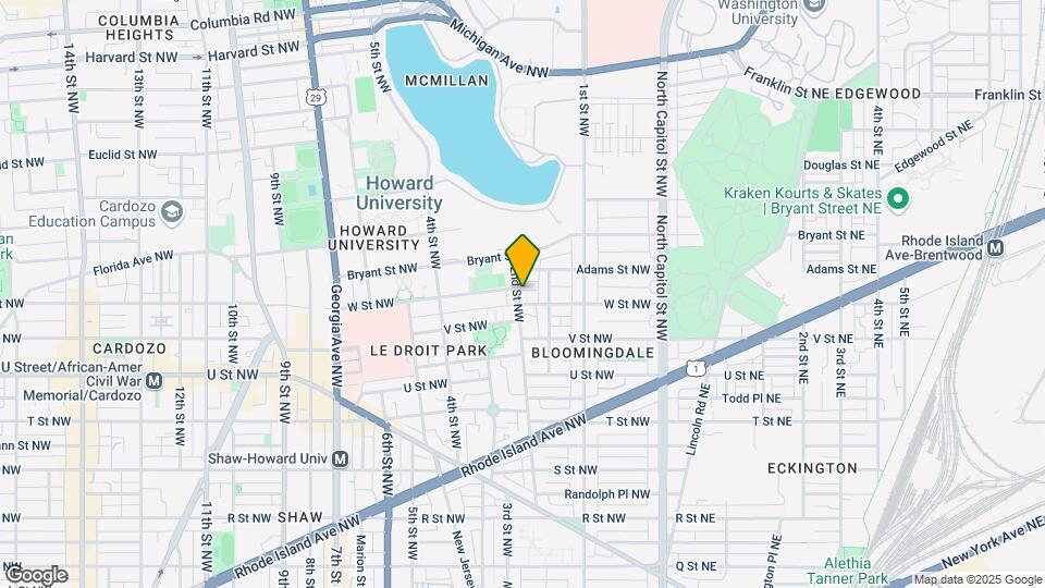 2201 2nd St NW Map and Location Details