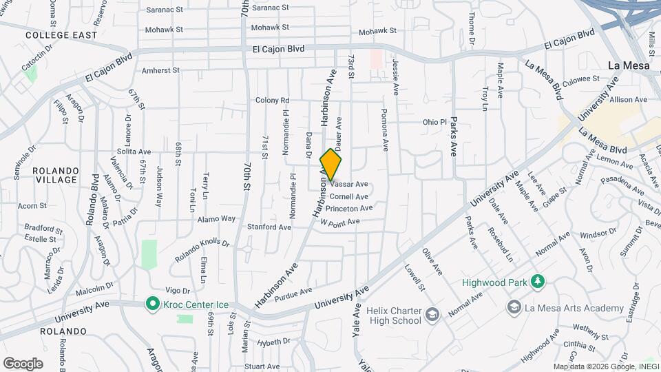 7221 Vassar Ave Map and Location Details