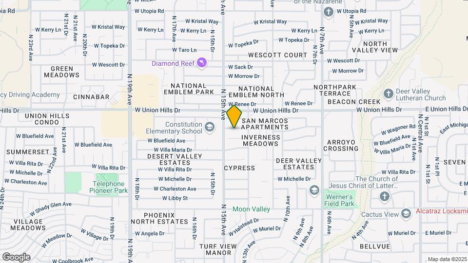 1401 W Wagoner Rd Map and Location Details
