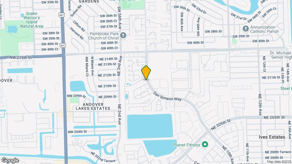 448 NE 210th Cir Terrace Map and Location Details