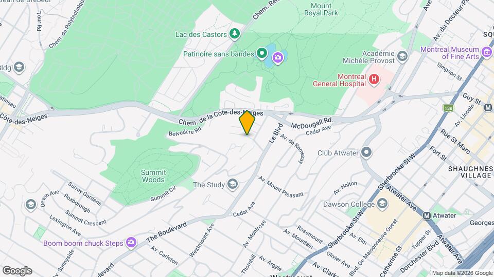 4050 Chem. de Trafalgar, Unit SI ID1385471P Map and Location Details