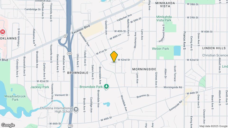 4212 Princeton Ave Map and Location Details