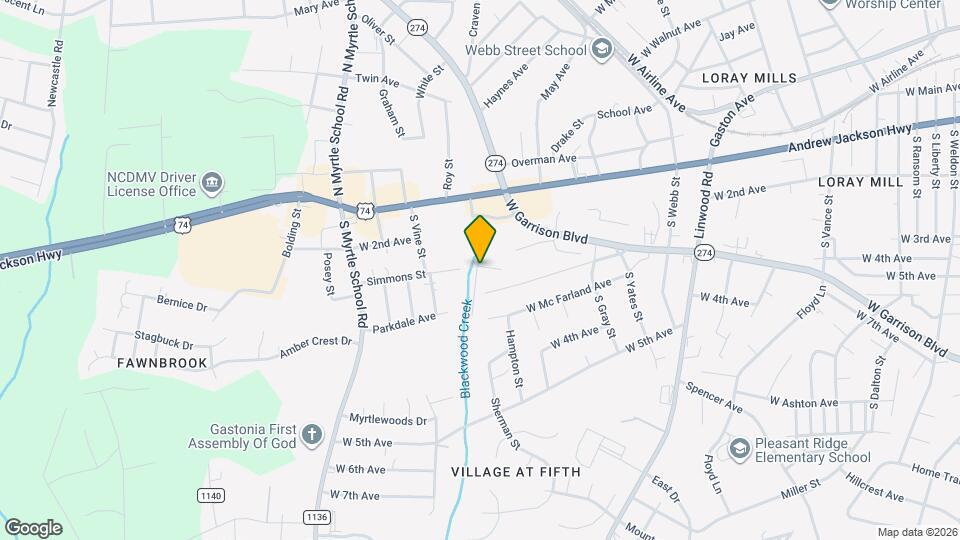 200 S Dixie St Map and Location Details