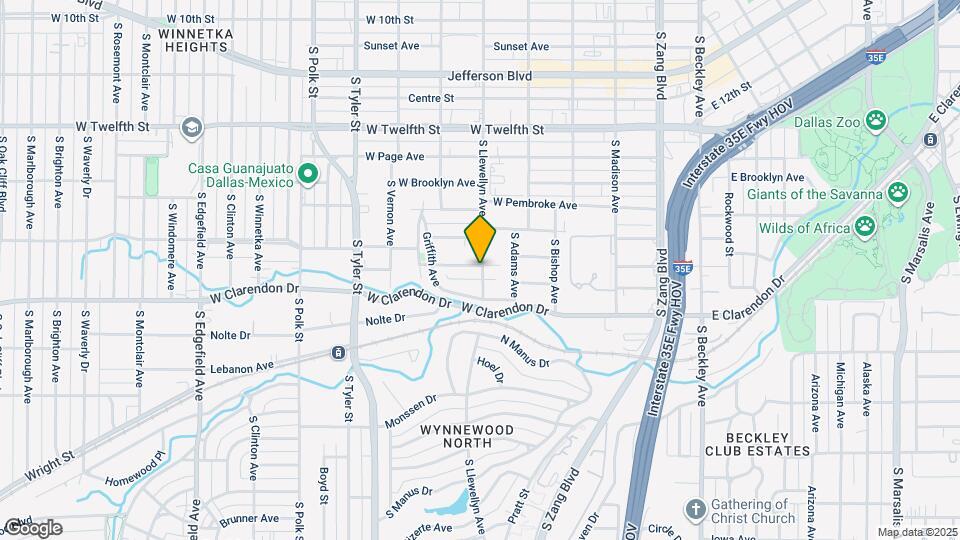 602 Brooks Ave Map and Location Details