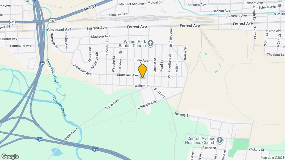 506 Clark St Map and Location Details