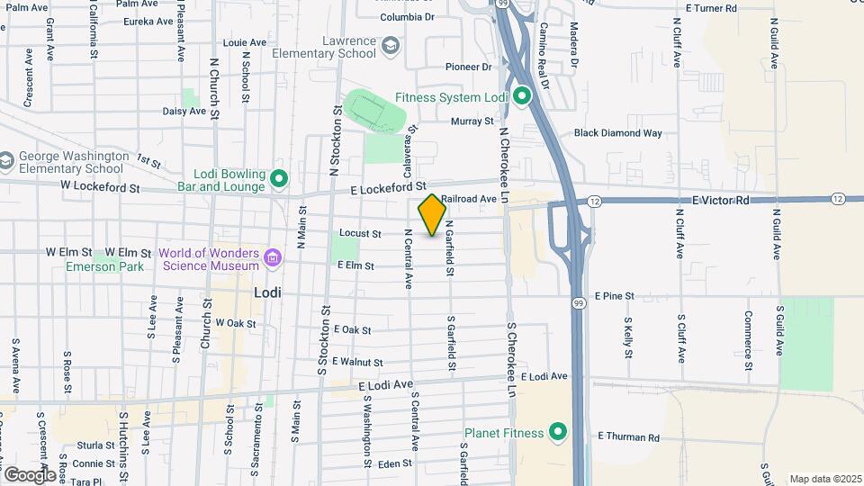 420 E Locust St Mapa y Detalles de la Ubicación