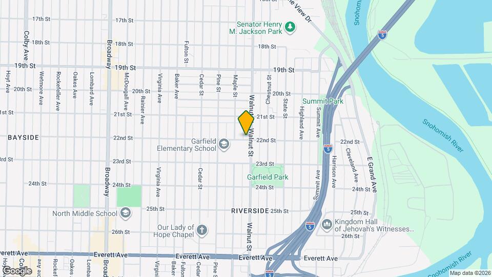 2130 Walnut St Map and Location Details