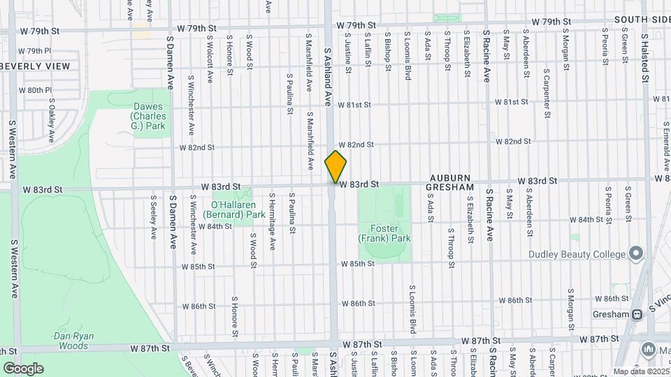 8305 S Ashland Ave Mapa y Detalles de la Ubicación