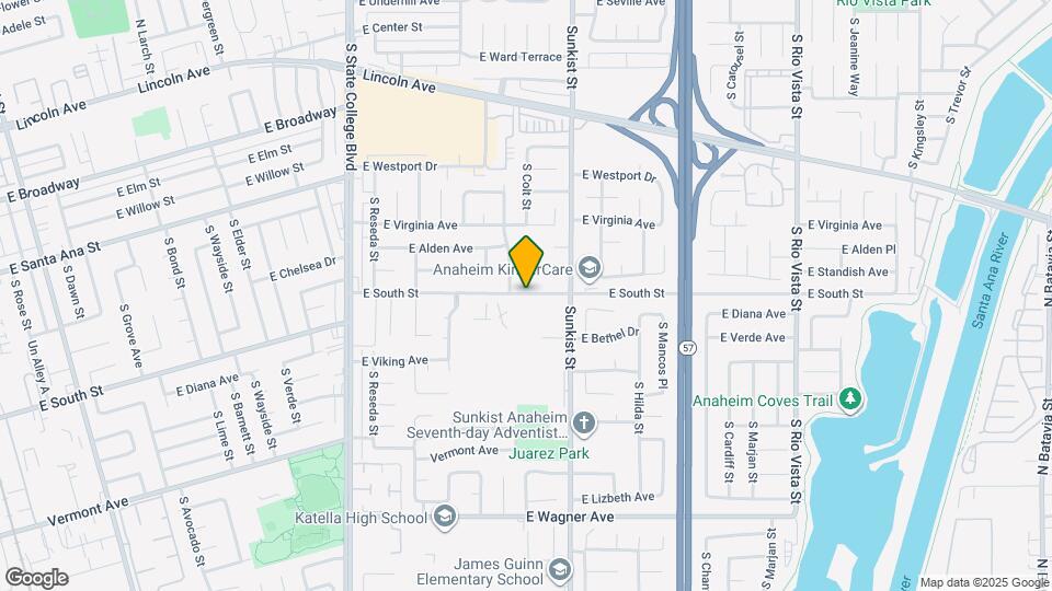 2410 E Agave St Map and Location Details