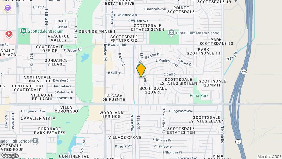 3101 N 82nd St Map and Location Details