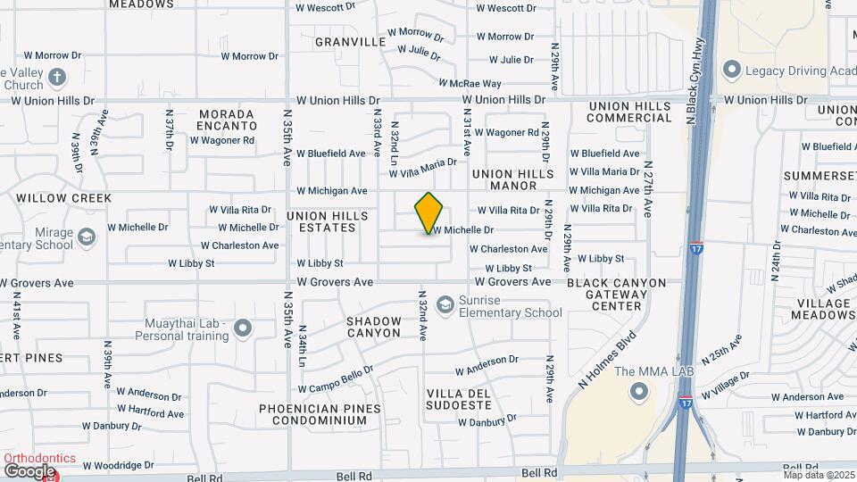3144 W Charleston Ave Map and Location Details