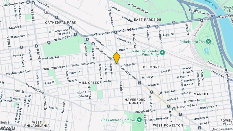 4408 Lancaster Ave Map and Location Details