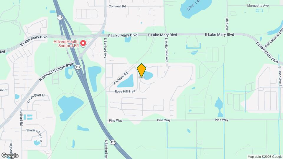 2811 Pine Oak Trail Map and Location Details
