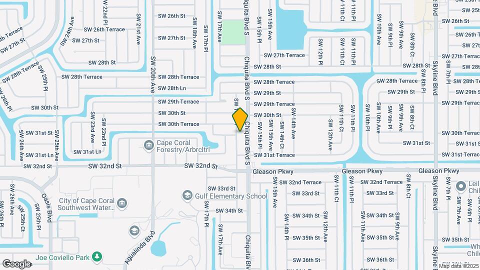 3027 SW 16th Pl Map and Location Details