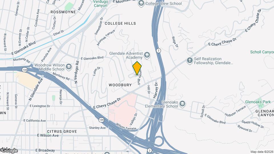 641 Corwin Ave Mapa y Detalles de la Ubicación