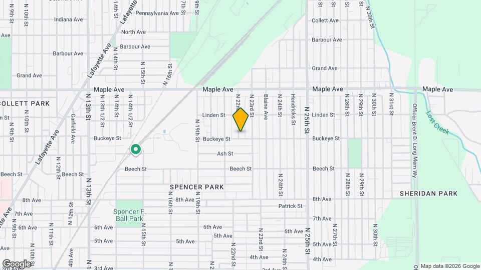 2003 N 22nd St Map and Location Details