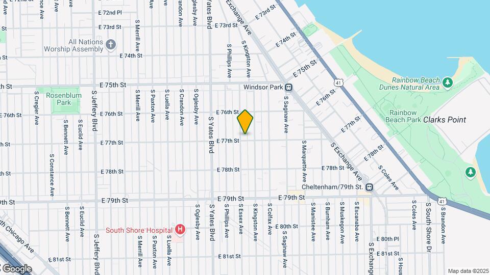 7655-7659 S Essex Ave Map and Location Details