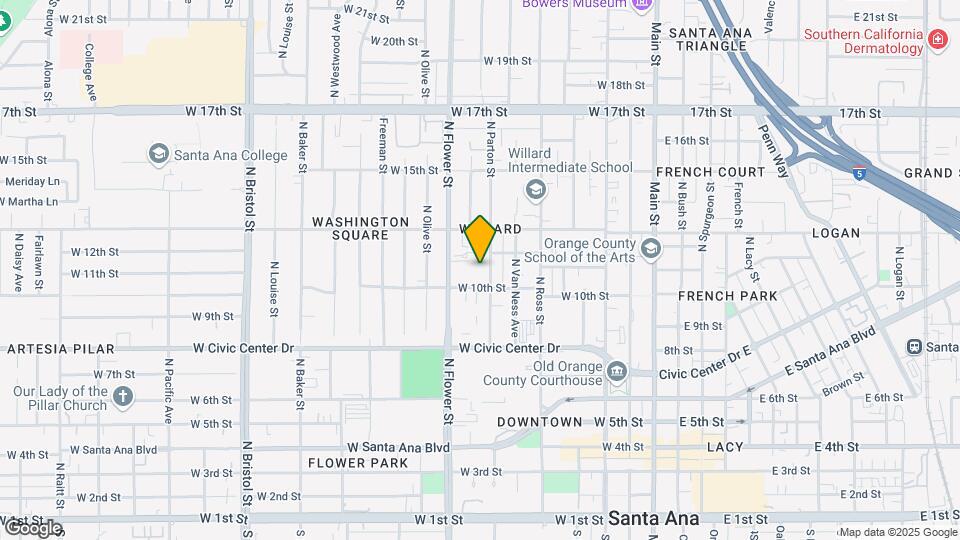 1014 N Parton St Map and Location Details