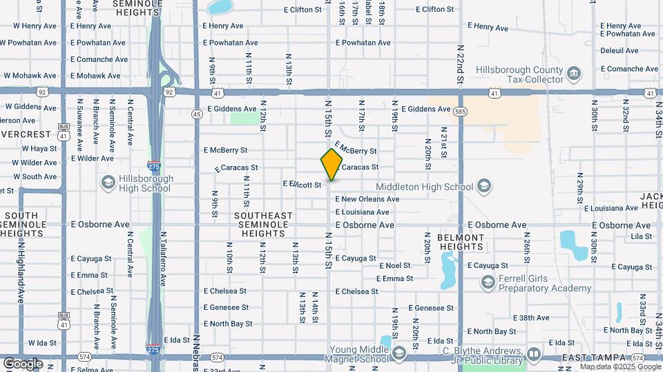 5005 N 15th St Map and Location Details