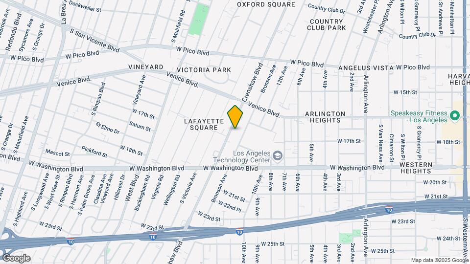 1732 Crenshaw Blvd Map and Location Details