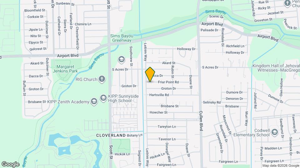 4110 Friar Point Rd Map and Location Details