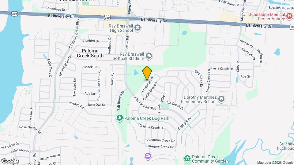 708 Creekside Dr Map and Location Details