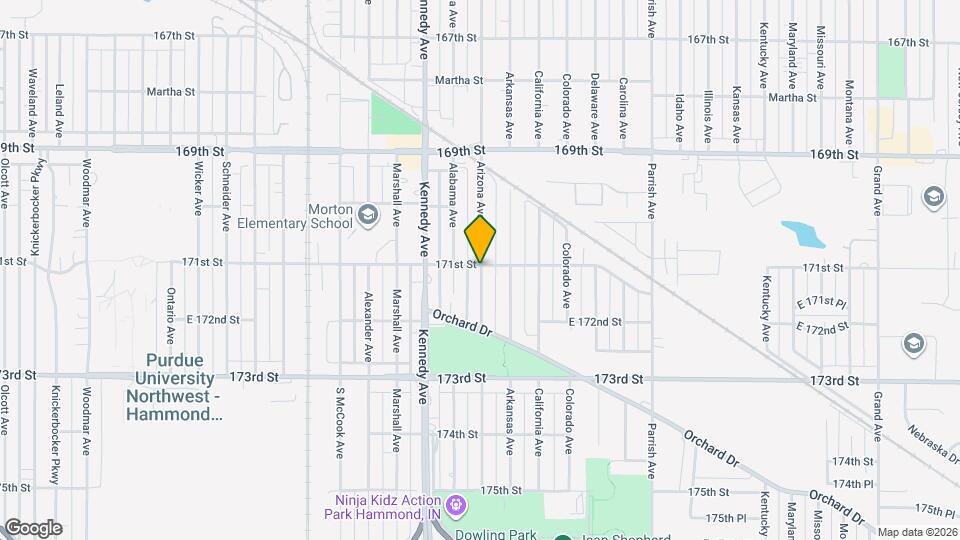 7100 Arizona Ave Map and Location Details