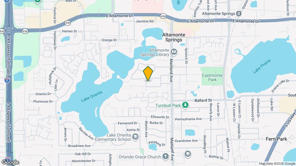 405 Chestnut Ave Map and Location Details