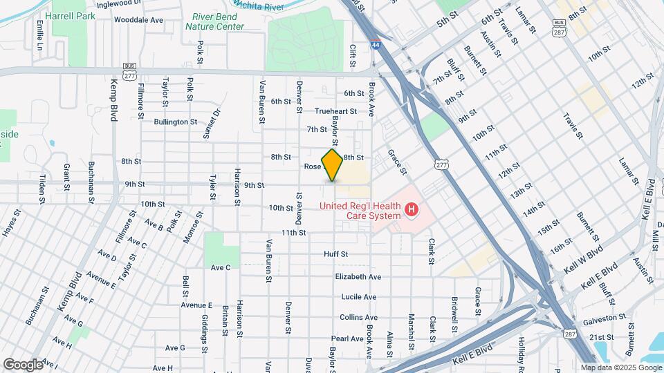 1821 9th St Map and Location Details