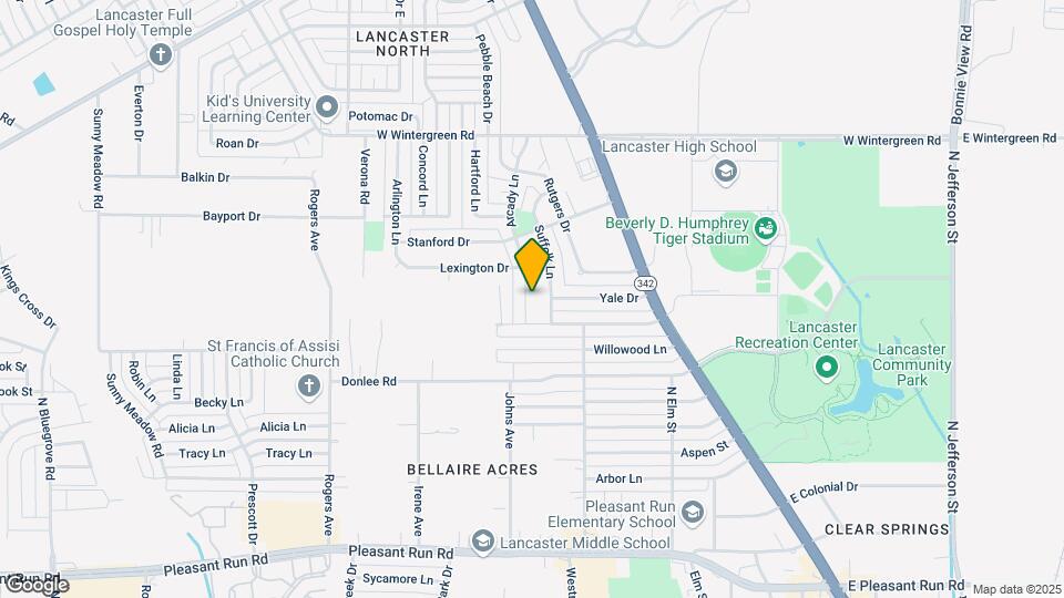 2212 Arcady Ln Mapa y Detalles de la Ubicación