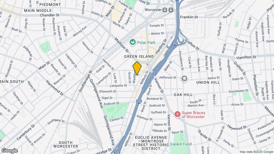 170 Washington St Map and Location Details