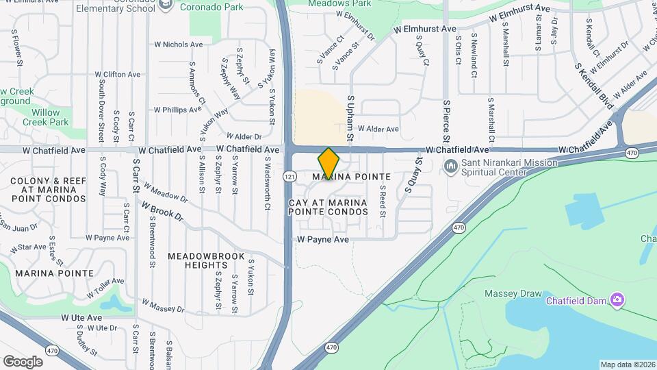 8378 S Upham Way, Unit B205 Mapa y Detalles de la Ubicación