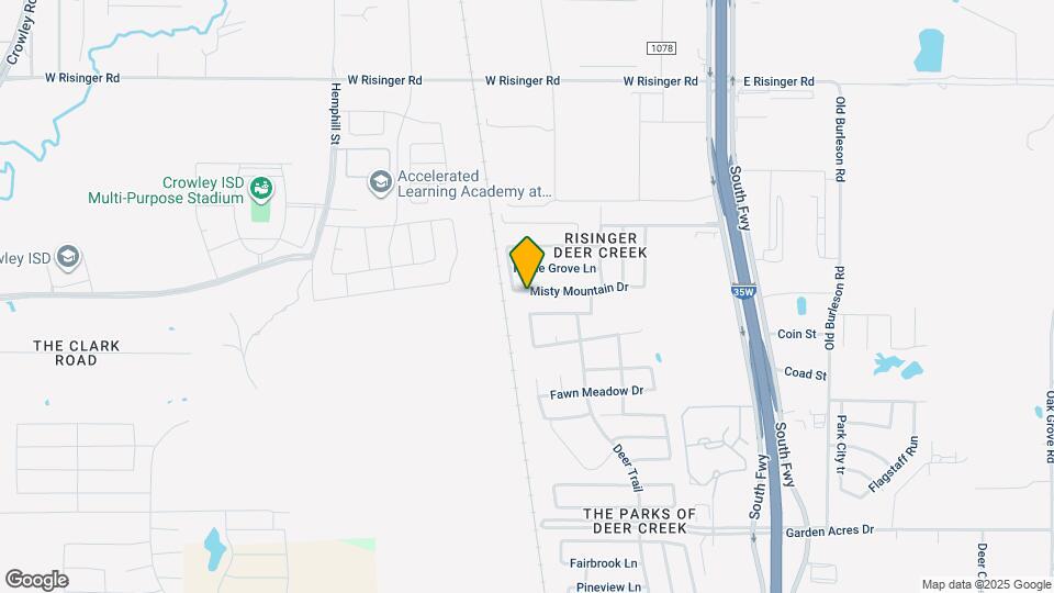 629 Misty Mountain Dr Mapa y Detalles de la Ubicación