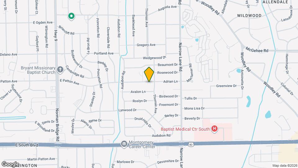 1388 Adrian Ln Map and Location Details