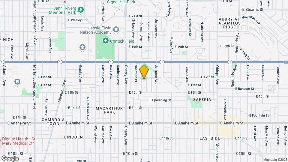 1615 N Stanton Pl Map and Location Details