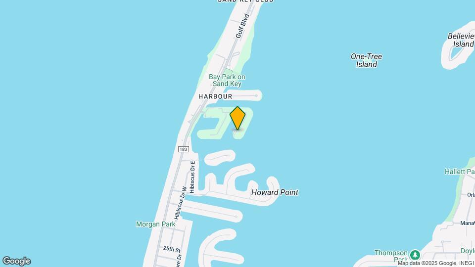 240 Sand Key Estates Dr Map and Location Details