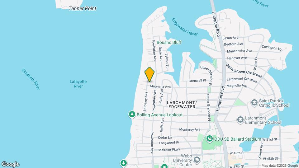 1614 Magnolia Ave Map and Location Details