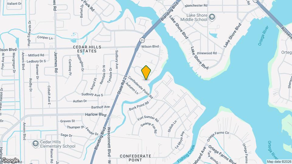 5702 Cedar Forest Dr S Map and Location Details